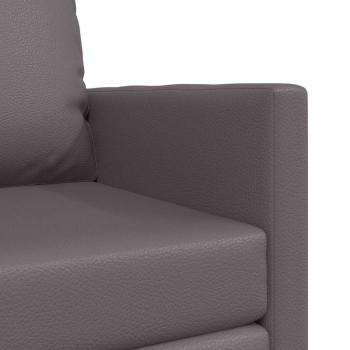 Boden Sofa Bett 2-in-1 Grau 74x77x81 cm Kunstleder