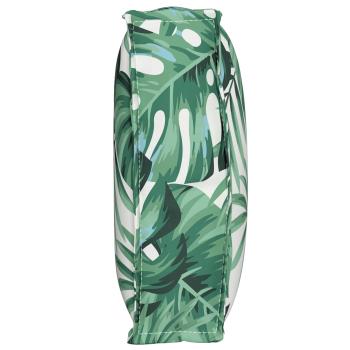 Pallet Cushion für Rückenlehne Blattmuster 60x40x12 cm Oxford-Stoff