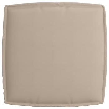 Palettenkissen für Sitz Taupe 60x60x12 cm Oxford Stoff