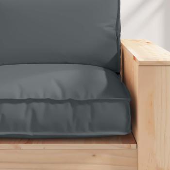 Pallet Kissen für Sitz Anthrazit 80x80x12 cm Oxford Stoff