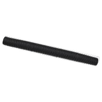 Sechseckzaun Grau 1x10 m Stahl