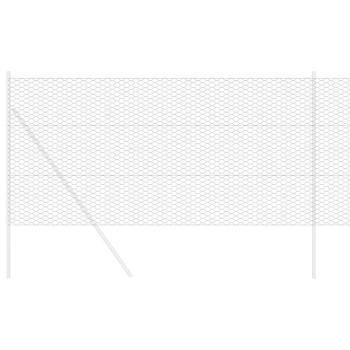 Hexagonzaun Grau 1x50 m Stahl