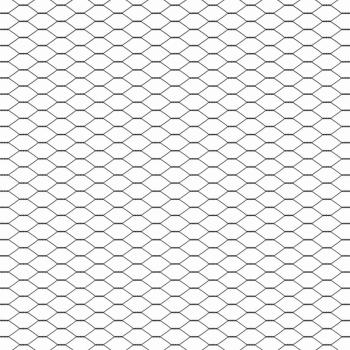 Sechseckzaun Grau 1.2x50 m Stahl