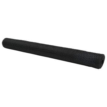 Sechseckzaun Grau 1x100m Stahl