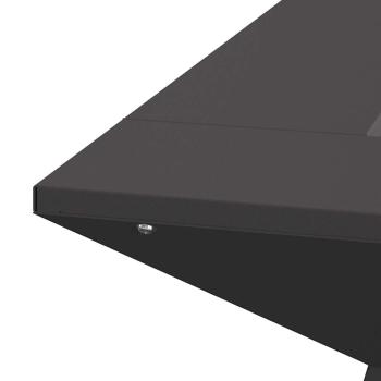 Feuerstelle Schwarz 60x60x50 cm Stahl