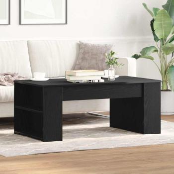 Couchtisch Schwarz Eiche 102x55x42 cm Holzwerkstoff