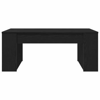 Couchtisch Schwarz Eiche 102x55x42 cm Holzwerkstoff