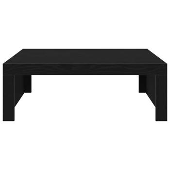 Couchtisch aus schwarzem Eichenholz - 100x100x35 cm Hergestellt aus engineered Holz