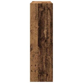 Bücherregal/Raumteiler - Rustikales Holz - 100x30x103cm - Holzwerkstoff