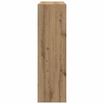 Bücherregal/Raumteiler in handwerklicher Eiche - 100x30x103cm, aus Holzwerkstoff