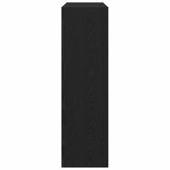 Bücherregal/Raumteiler Schwarz-Eiche 100x30x103cm Holzwerkstoff