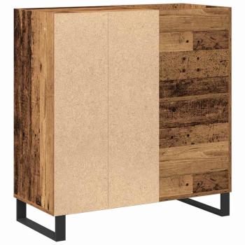 Plattenschrank Altes Holz 84.5x38x90 cm Holzwerkstoff
