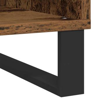 Plattenschrank Altes Holz 84.5x38x90 cm Holzwerkstoff