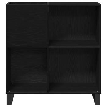 Aufbewahrungsschrank Schwarz Eiche 84,5x38x90 cm Holzwerkstoff
