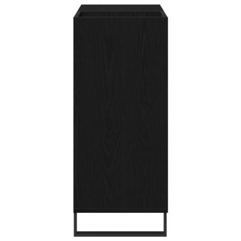 Aufbewahrungsschrank Schwarz Eiche 84,5x38x90 cm Holzwerkstoff