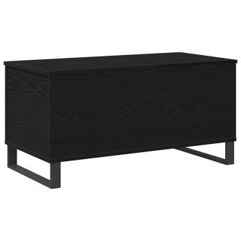 Couchtisch Schwarz Eiche 90x44,5x45 cm Holzwerkstoff