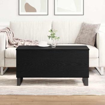 Couchtisch Schwarz Eiche 90x44,5x45 cm Holzwerkstoff