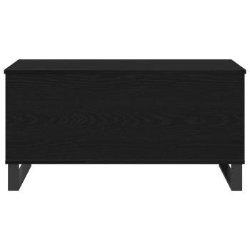Couchtisch Schwarz Eiche 90x44,5x45 cm Holzwerkstoff