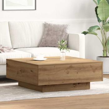 ARDEBO.de - Couchtisch Artisan Eiche 80x80x31 cm Holzwerkstoff