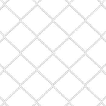 Kettenschlosszaun mit 20 U-Posten Silber 1,5x10 m Stahl
