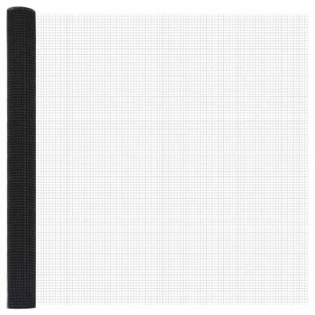 Geschweißter Drahtzaun mit 22 U-Posten Grau 1.6x25 m Stahl