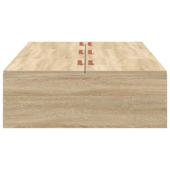 Stauraum Bettgestell Sonoma Eiche 90x190 cm