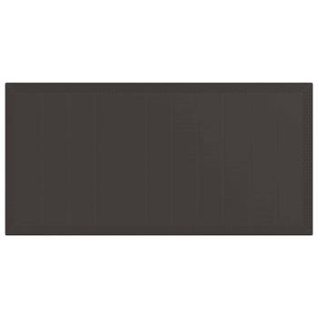 9-teiliges Garten Essset mit Kissen, braunes Poly-Rattan