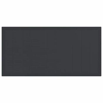 7-teiliges Garten Essset mit Kissen Anthrazit Poly-Rattan