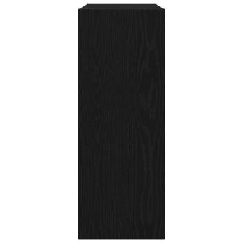 Schwarzer Eichen Konsolentisch - 78x30x80 cm - Aus Holzwerkstoff