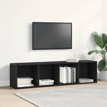 Bücherregal/Fernsehschrank Schwarze Eiche 36x30x143 cm