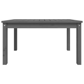 Gartentisch Grau 82,5x50,5x45 cm Massivholz Kiefer