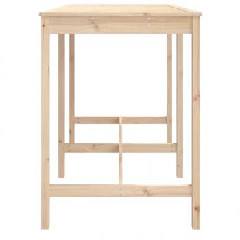 Gartentisch 159,5x82,5x110 cm Massivholz Kiefer