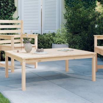 ARDEBO.de - Gartentisch 121x82,5x45 cm Massivholz Kiefer
