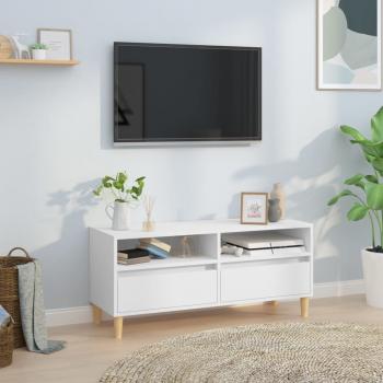 ARDEBO.de - TV-Schrank Weiß 100x34,5x44,5 cm Holzwerkstoff