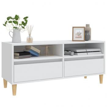 TV-Schrank Weiß 100x34,5x44,5 cm Holzwerkstoff