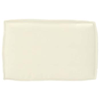 ARDEBO.de - Pallet Kissen Set 2-teilig Creme Oxford Stoff Wasserabweisend