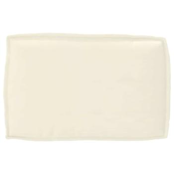 Pallet Kissen Set 2-teilig Creme Oxford Stoff Wasserabweisend