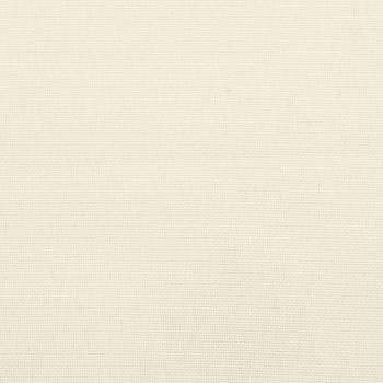 Pallet Kissen Set 2-teilig Creme Oxford Stoff Wasserabweisend