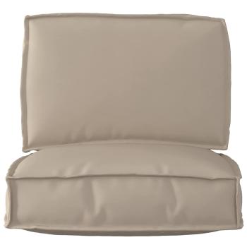 Pallet Kissen Set 2er Set Taupe Polyester Mischgewebe