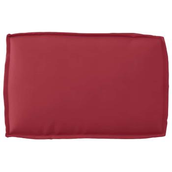 Palettkissen-Set 2er Set Weinrot Polyester Standard