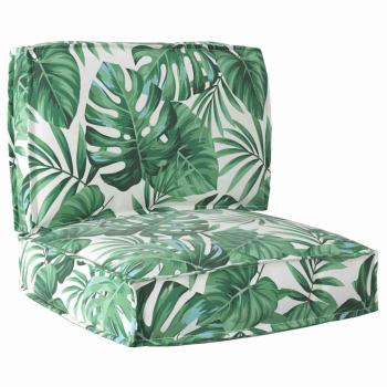 Palett Kissen Set Set von 2 Blattmuster Polyester