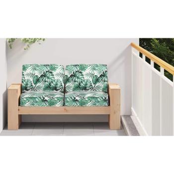 Palett Kissen Set Set von 2 Blattmuster Polyester