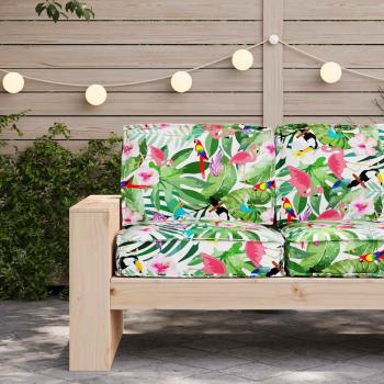 ARDEBO.de - Pallet Kissen Set 2er Set Tropischer Dschungel Polyester