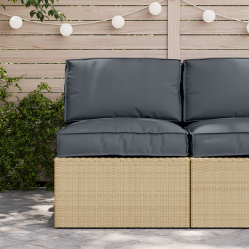 Pallet-Kissen-Set 2-teilig Anthrazit Polyester Wasserabweisend