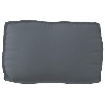 Pallet-Kissen-Set 2-teilig Anthrazit Polyester Wasserabweisend