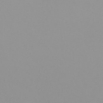 Palettkissen Set 2 Stück Grau Polyester Abnehmbare Bezüge