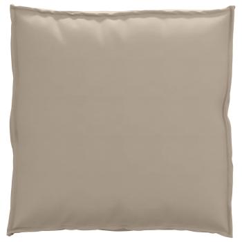 Palettenkissen Set 2-teilig Taupe Polyester Kissen Set