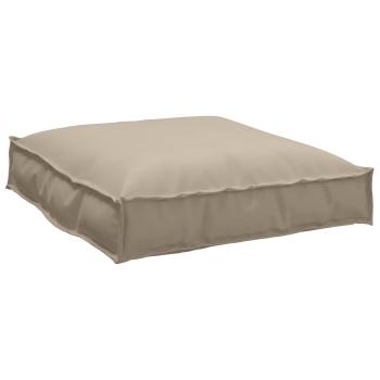 Palettenkissen Set 2-teilig Taupe Polyester Kissen Set