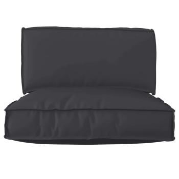 Pallet Kissentset 2er Set Schwarz Polyester Standard Langlebig