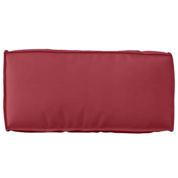 Pallet-Kissen-Set Set von 2 Burgunderrot Polyester Medium